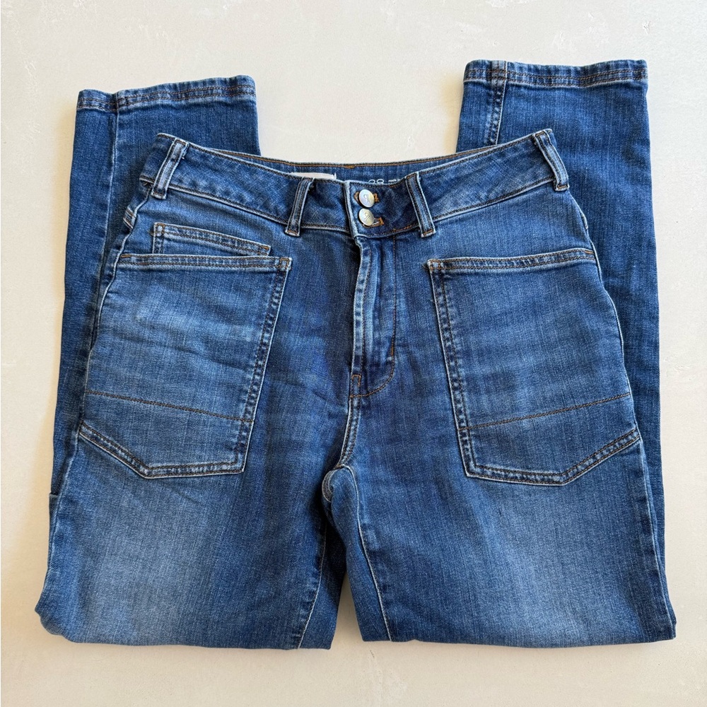 Pilcro Women's Straight Leg Jeans - Blue